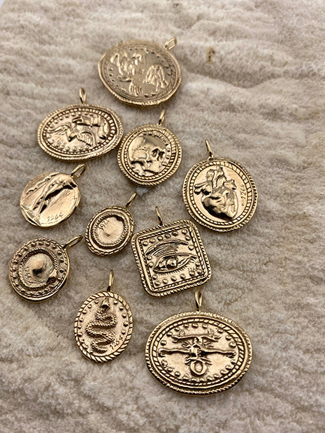 Snake Coin Necklace