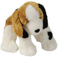 Stuffed dog on white background