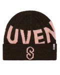 Speckled Cuff Beanie - Chocolate