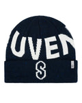 Speckled Cuff Beanie - Navy
