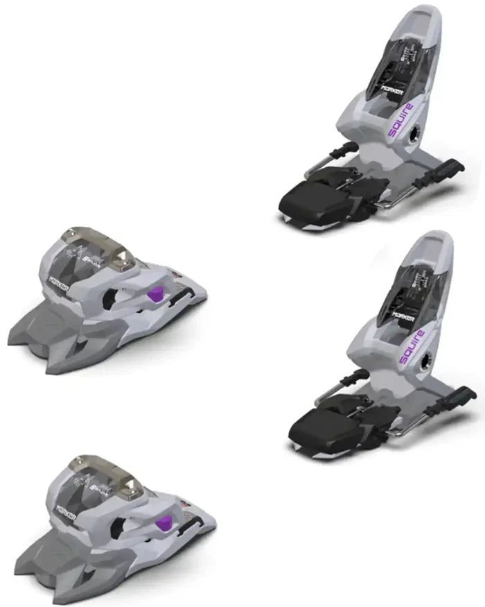 Squire 11 Ski Bindings - Grey/Purple 2027
