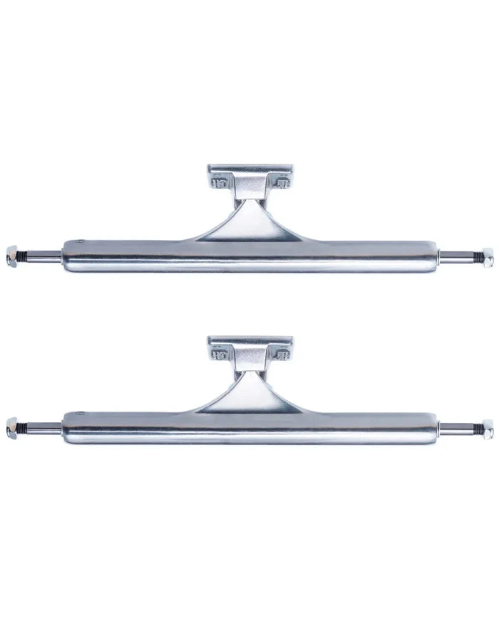 St1 Hollow Skateboard Trucks - Polished Silver