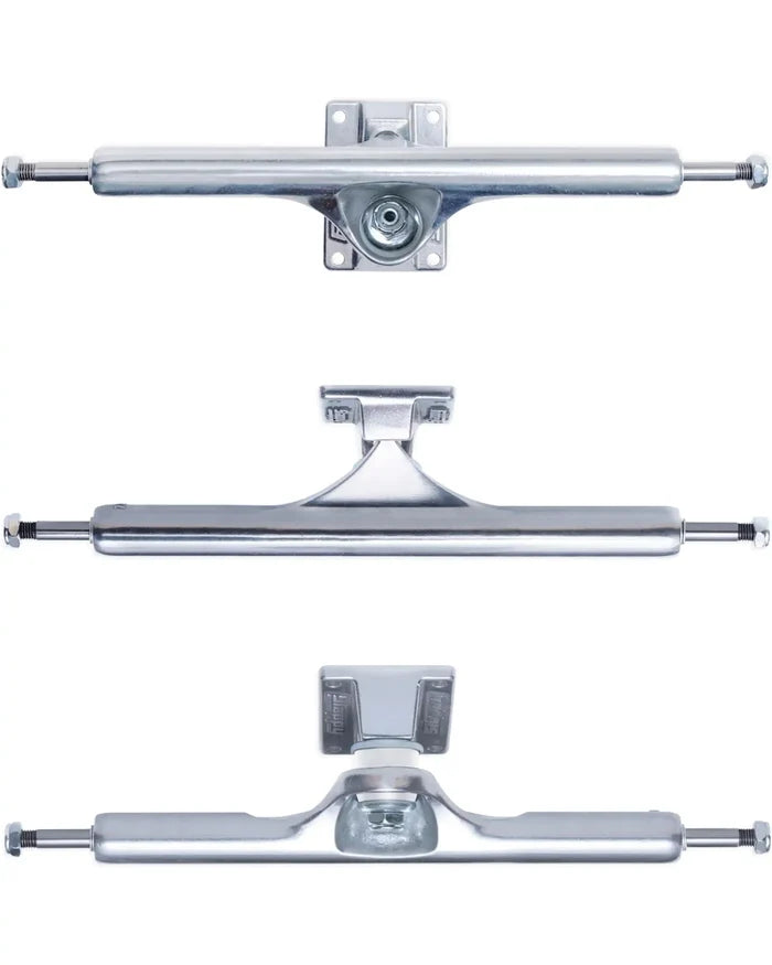 St1 Hollow Skateboard Trucks - Polished Silver