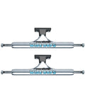St1 Hollow Wide Boy Skateboard Trucks - Polished Silver/Black