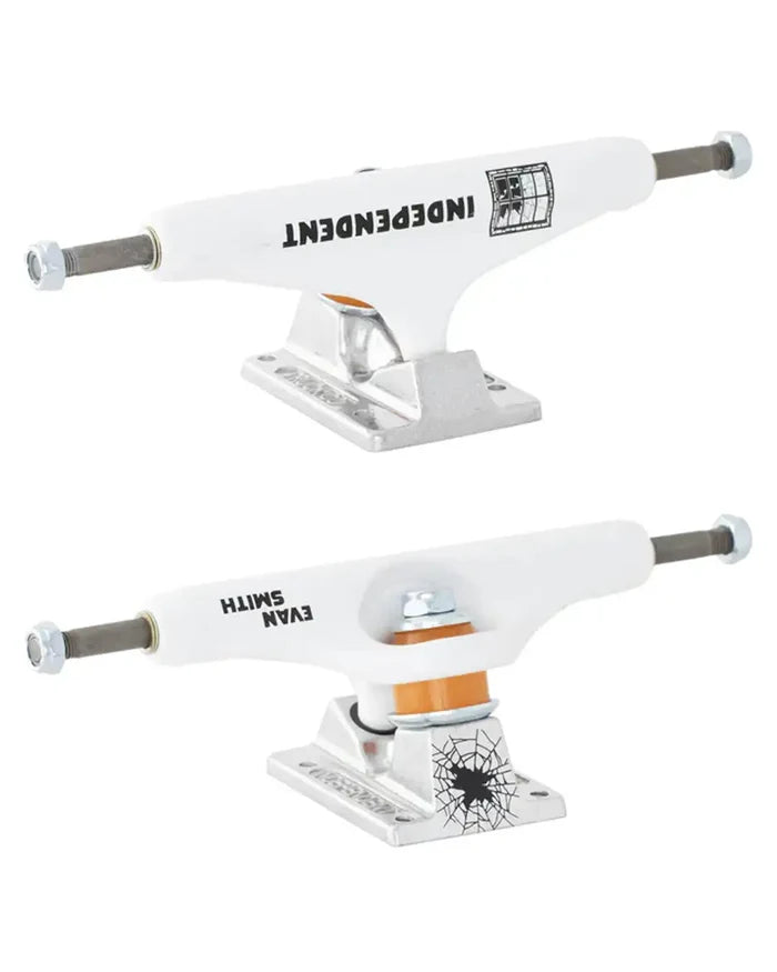 Stage11 Pro Evan Smith Skateboard Trucks - White/Silver