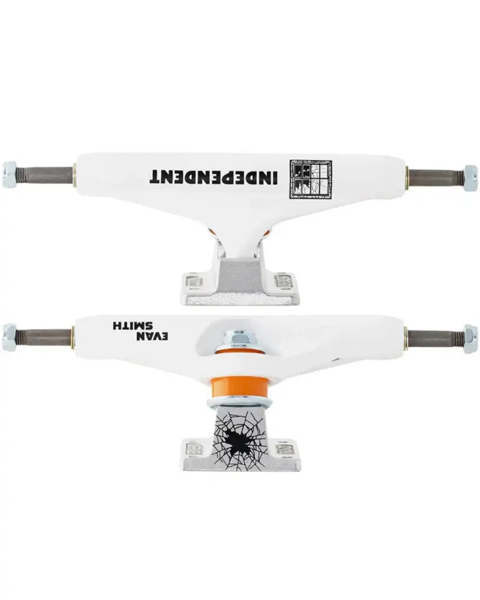 Stage11 Pro Evan Smith Skateboard Trucks - White/Silver