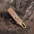 Stained Russet Horsehide Key Clip - Limited Run