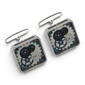 Stainless Steel Cufflinks with Gear Parts