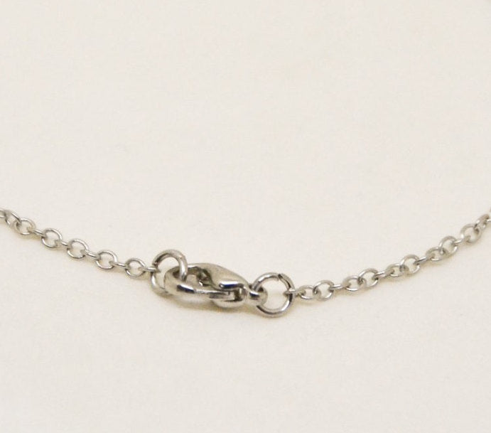 Star of David Necklace for Men Silver Plated David Shield Pendant Chain Necklace Custom Length Jewish Gift