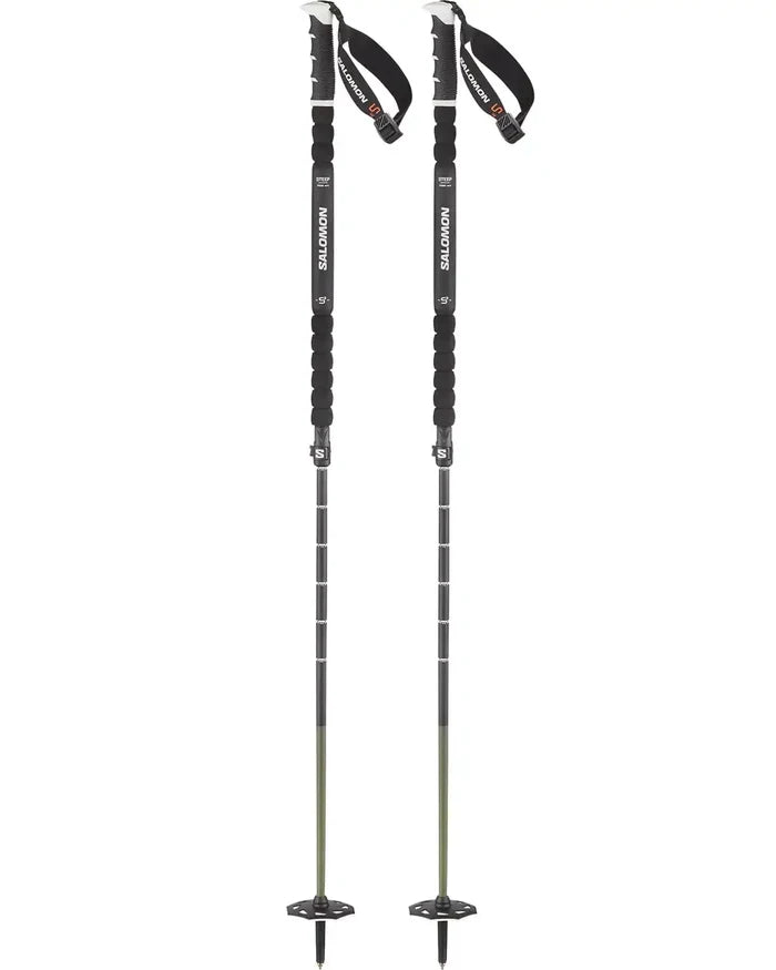 Steep Prime Vario S3 Ski Poles - Black/White