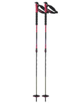 Steep Pro Vario S3 Ski Poles - Black/Red/Pansy