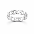 Sterling Silver Chain Link Ring