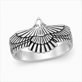 Sterling Silver Oxidised Eagle Ring