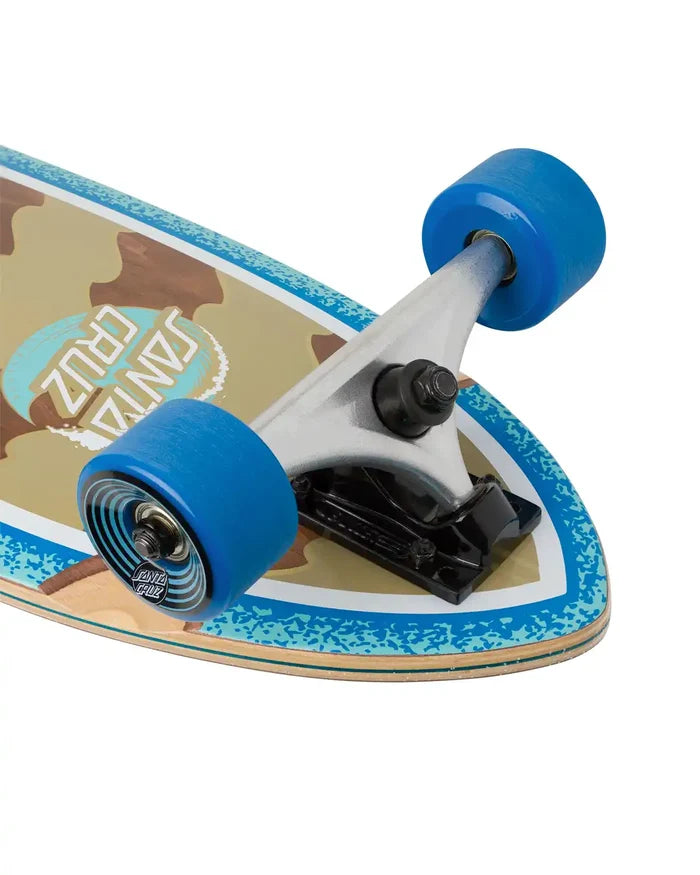 Stipple Wave Dot Pintail Complete Longboard