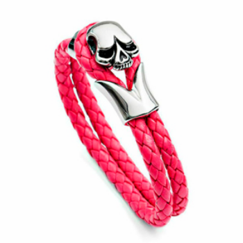 Strong Skull Leather Bracelet