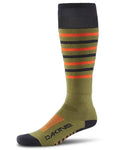 Summit Merino Thermal Socks - Green/Orange