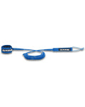 Sup Coiled Ankle 10Ft x 3/16" Leash - Blue