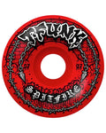 T-Funk Raw F4 99 Radial Full Skateboard Wheels - Red 57mm