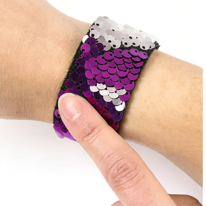 Tactile Sensory Calming Sequin Bracelets - Set of 6