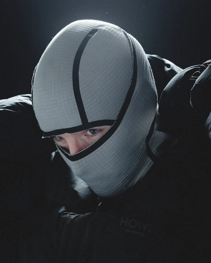 Taped Facemask Balaclava - Grey