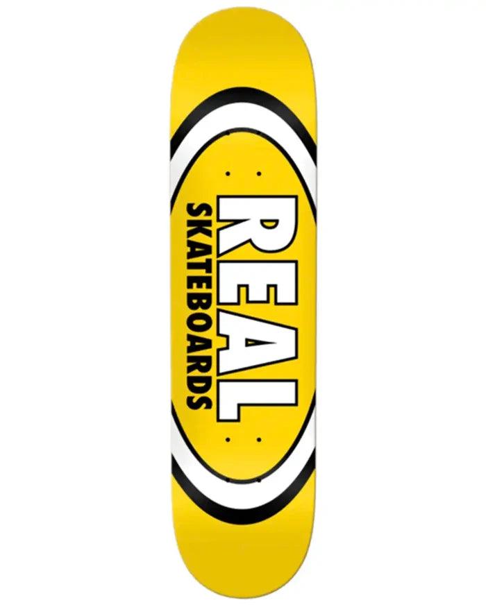 Team Classic Oval Skateboard Deck - Yellow