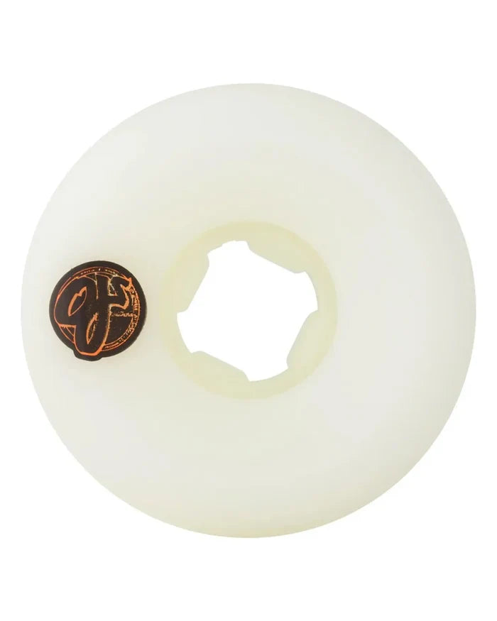 Team Line 99A Skateboard Wheels - White Bl/Orange