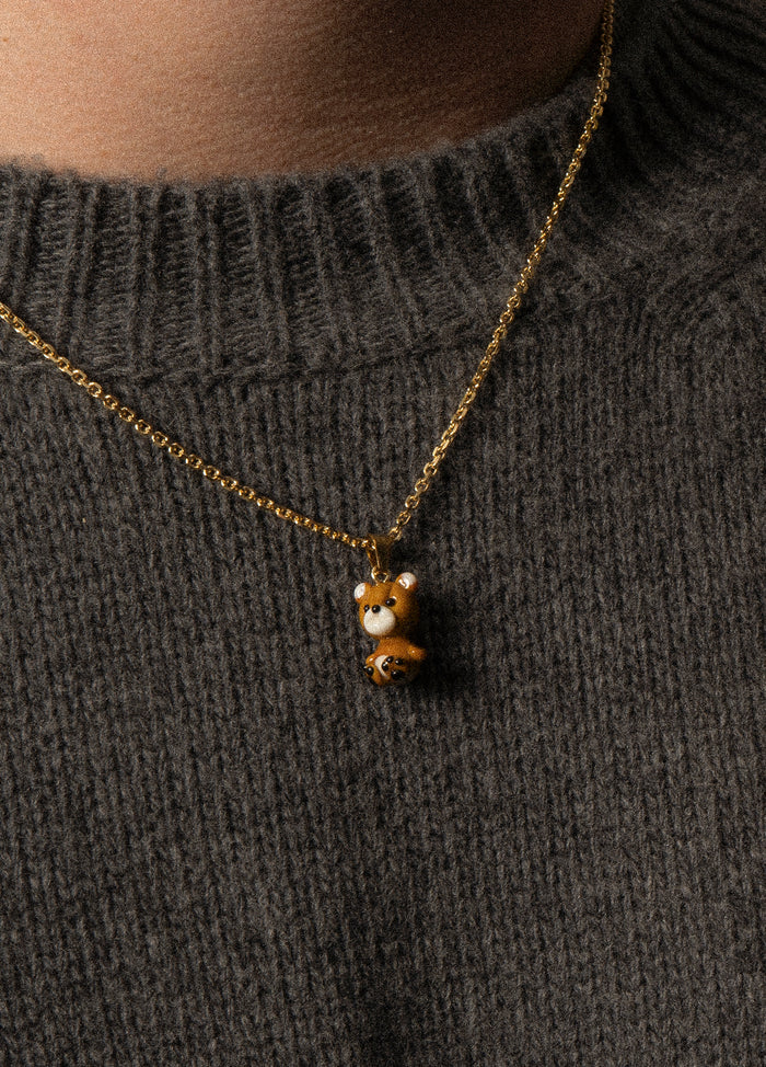 Necklace with Teddy bear charm