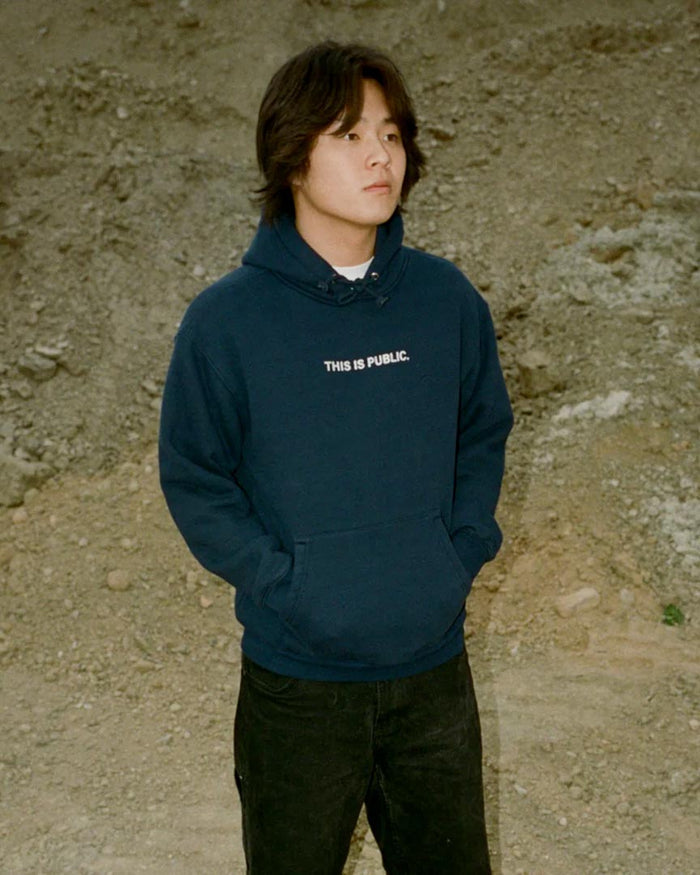 This Is Public Hoodie - Navy