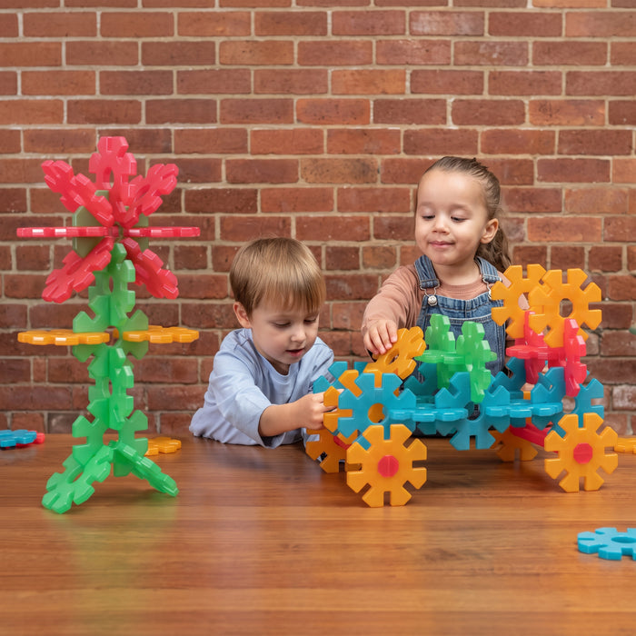 Translucent My First Octoplay Class Set | Toddler Construction & STEM Building Toy with 40 Interlocking Pieces
