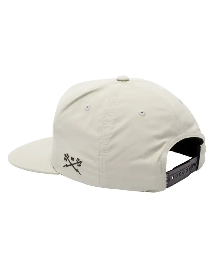 Tridents Nylon Snapback Hat - Moss