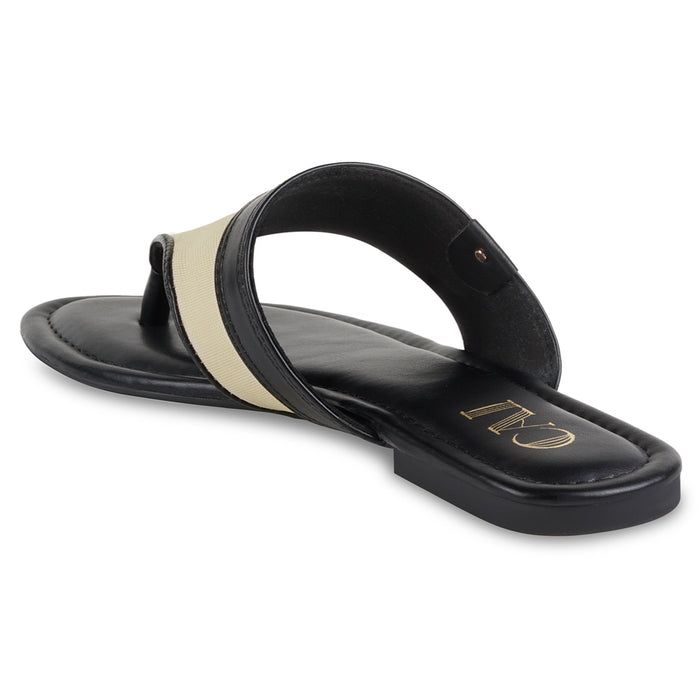 Trine Black Flats
