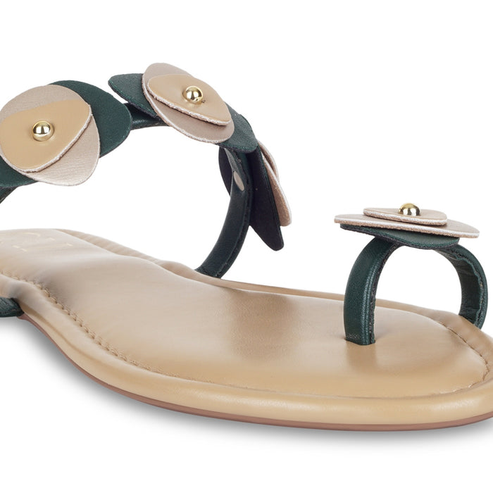 Triora Beige Flats