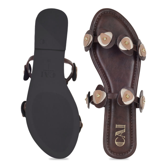 Triora Burgundy Flats