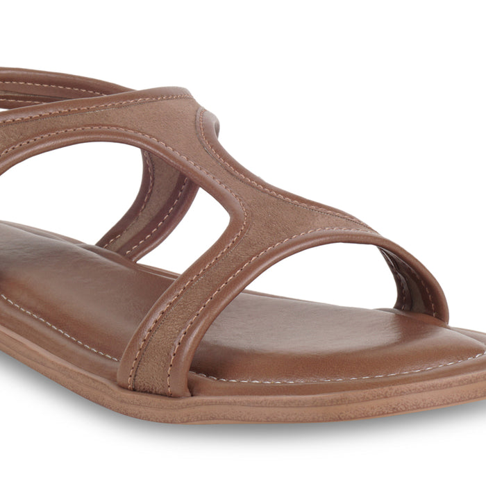 Velo Slingback Tan Flats