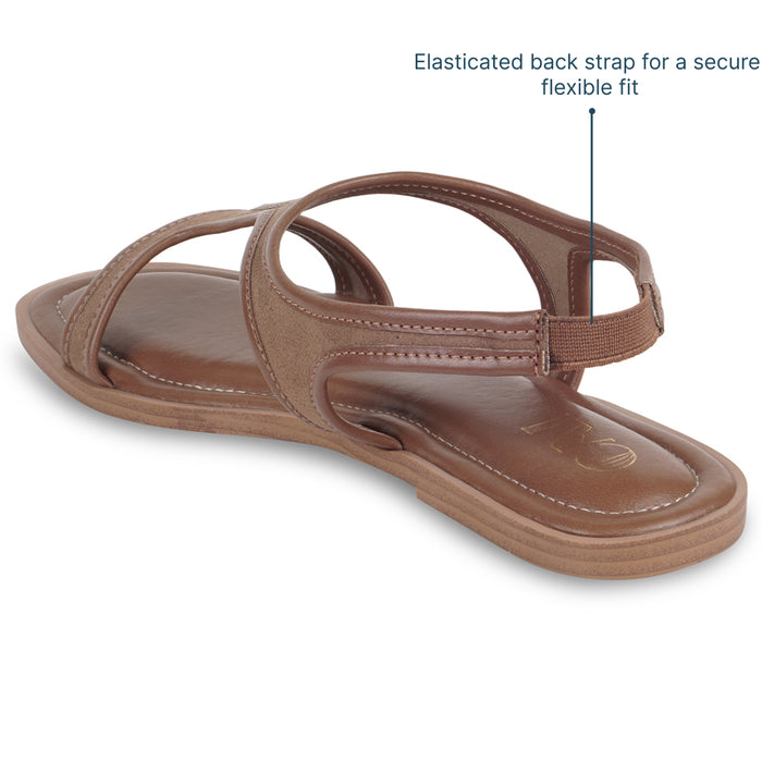 Velo Slingback Tan Flats