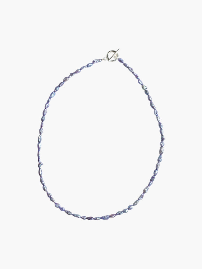 VINTAGE JAPANESE PURPLE PEARL NECKLACE - My Store