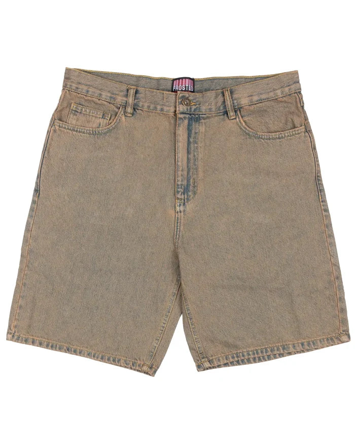 Wavy Baggy Shorts - Faded Khaki