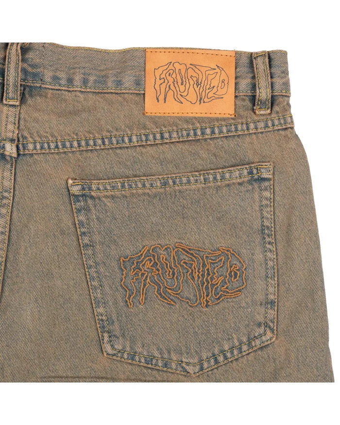 Wavy Baggy Shorts - Faded Khaki