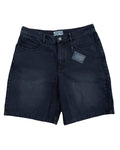 Wavy Baggy Shorts - Moon Black