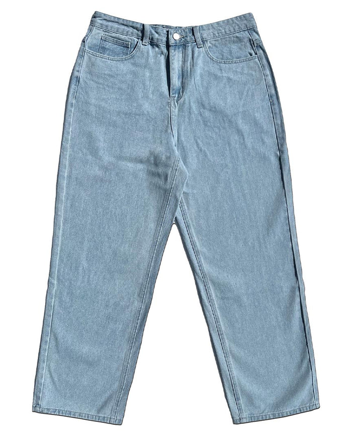 Wavy Classic Baggy Jeans - Light Blue
