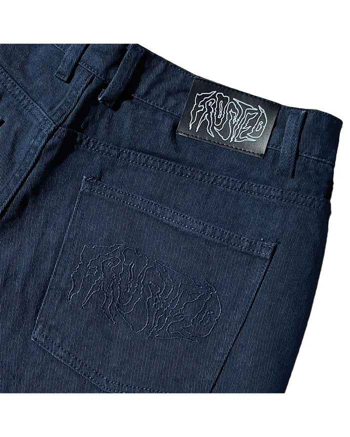Wavy Classic Baggy Jeans - Navy