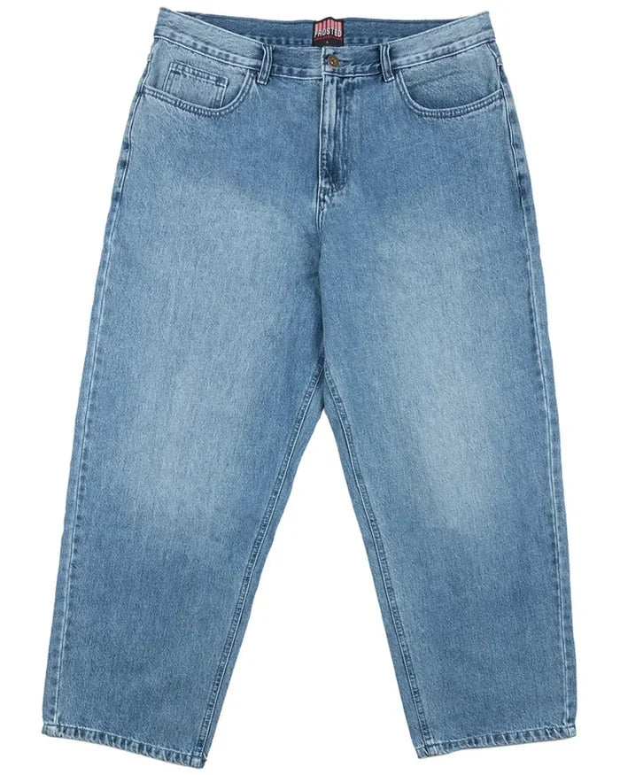 Wavy Classic Baggy Jeans - Whisker Blue