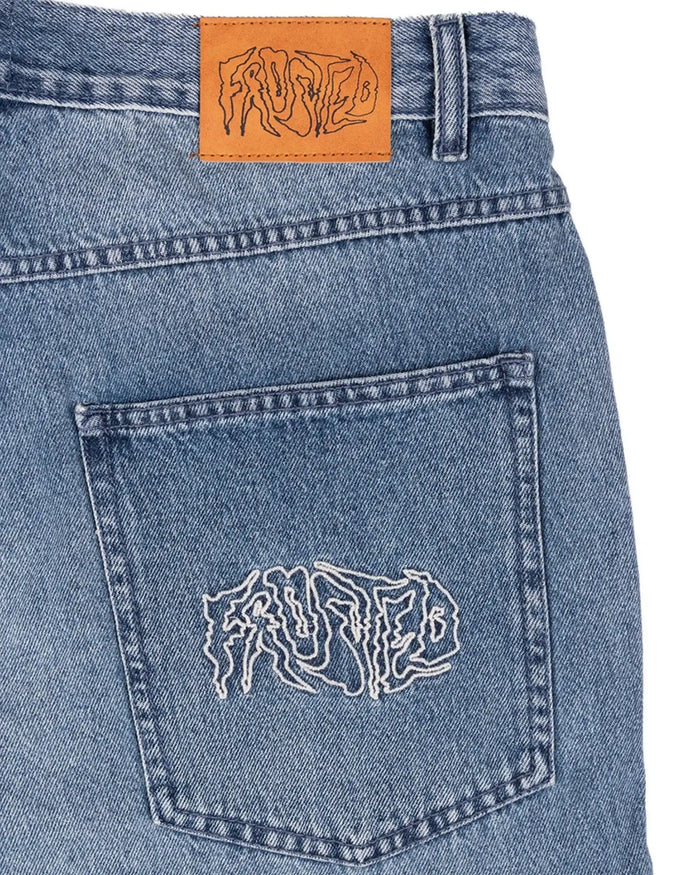 Wavy Classic Baggy Jeans - Whisker Blue