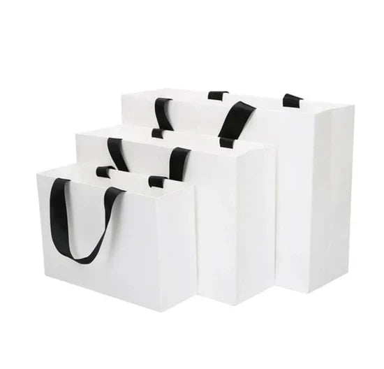 White Lux Paper Bags (Pack of 10)