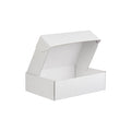 White Square Shipping Box – White Inside (Pack of 10)