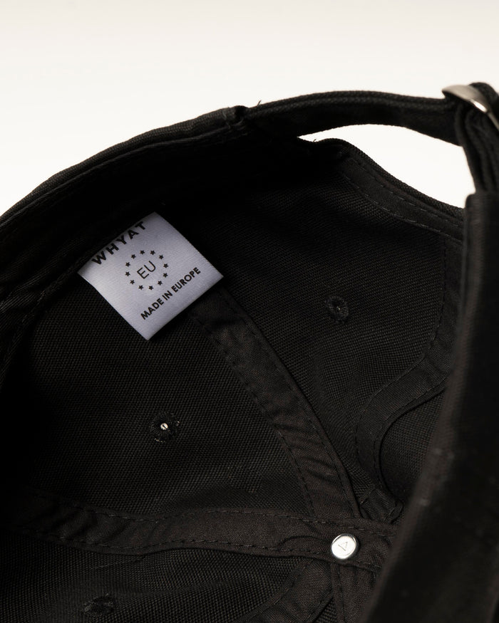 WHYAT Dad Cap Atelier Logo - Black