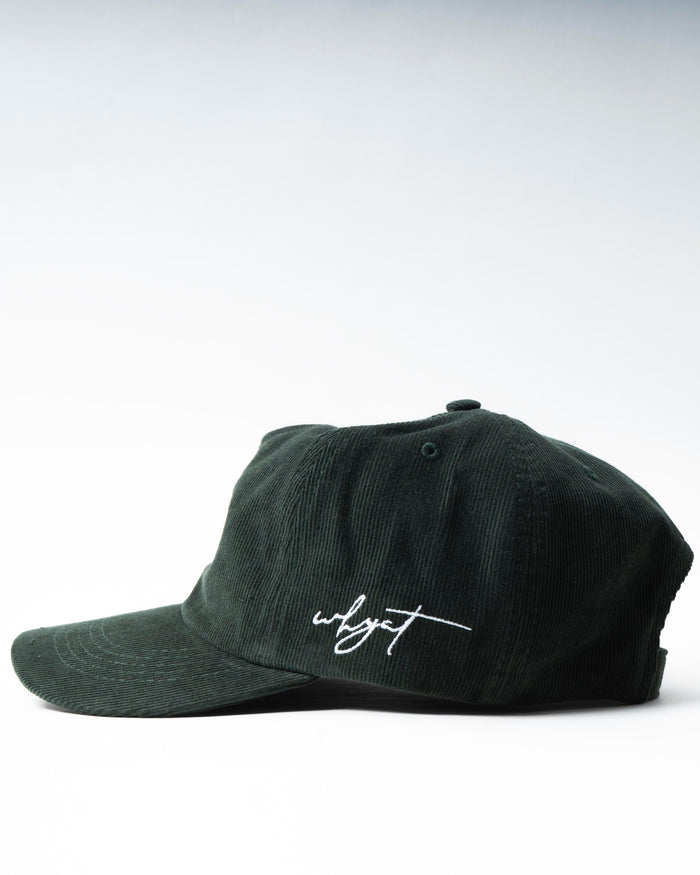 WHYAT „Good Luck“ Cap- Corduroy Green