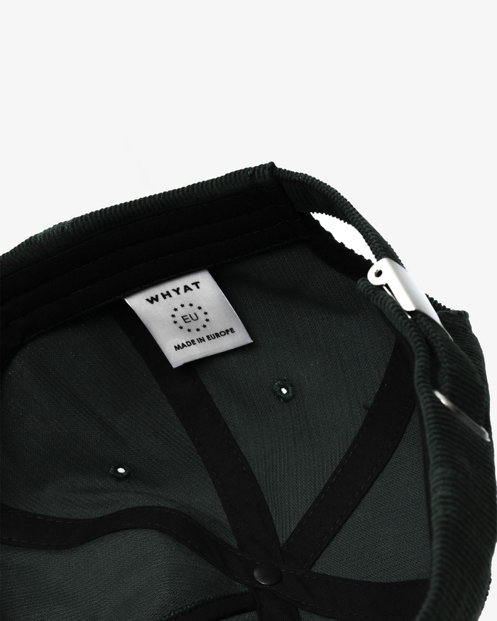 WHYAT „Good Luck“ Cap- Corduroy Green