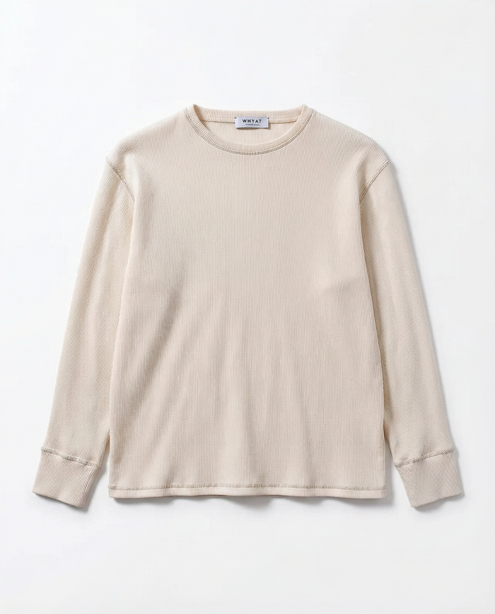 WHYAT Handmade Longsleeve -Beige