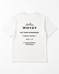 WHYAT Tee - "PARIS SHOWROOM" -white